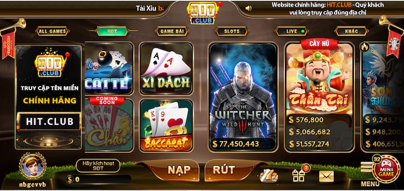Rút tiền HitClub: 3 bước nhanh chóng và an toàn 2 Hướng dẫn bước rút tiền Hit Club